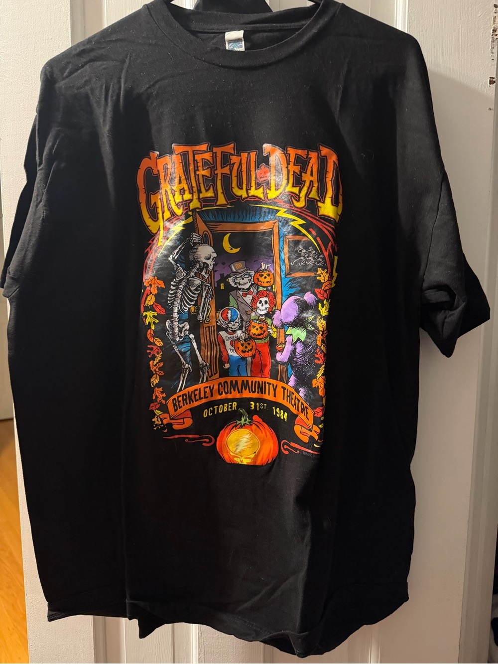 Grateful Dead Halloween Graphic Tee - Black & Orange